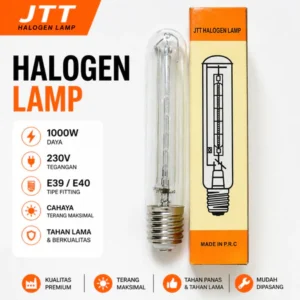 Lampu Halogen JTT 1000W 230V | Lampu Sorot Kapal Super Terang