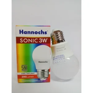 HANNOCHS Lampu LED Sonic 3W  Cahaya Putih