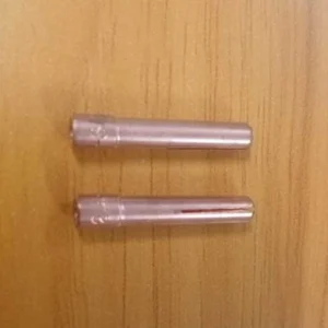 DAIDEN Collet TIG9-20-25 Ukuran 2.4mm, Sparepart Torch Las Argon TIG/TIGI Copper Collet Berkualitas