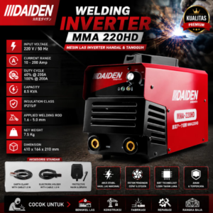Mesin Las Inverter DAIDEN MMA 220HD 200A Welding Machine IGBT Las Listrik
