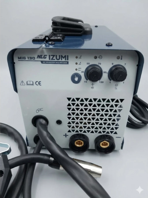 NLG IZUMI MIG 130 Mesin Las MIG Inverter 120A IGBT 220V Portable + Aksesoris | ORIGINAL, BERKUALITAS, TAHAN LAMA - Gambar 3