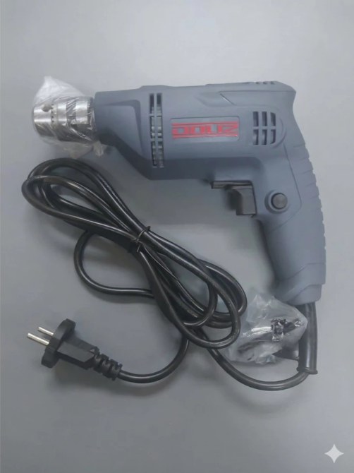 Mesin Bor Tangan Listrik Doliz BA632 320W | Electric Drill 10mm Bolak Balik Forward Reverse | Bor Kabel Rumah Tangga & Teknik - Gambar 4