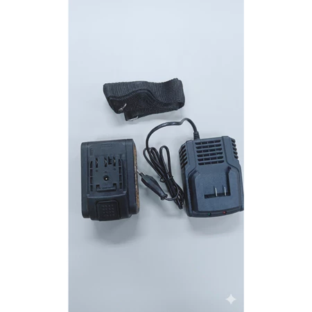 DOLIZ Cordless Impact Wrench BD550 21V Mesin Buka Baut Battery Kunci Roda Mobil + 2 Baterai - Gambar 3