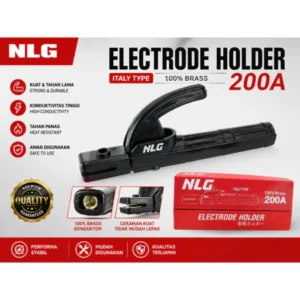 NLG Electrode Holder 200A Italy Type 100% Brass Pemegang Elektroda Las Stang Kawat Las Kualitas Premium