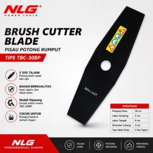Pisau Potong Rumput Brush Cutter TBC-30BP 30cm Mata Pisau 2 Sisi Tajam Sparepart Mesin Rumput