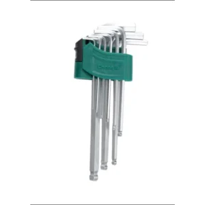 Kunci L Set 9pcs Hex Key Allen Key Set Cr-V Mat Finish Kunci L Pendek Set Kunci L Inbus Changlu