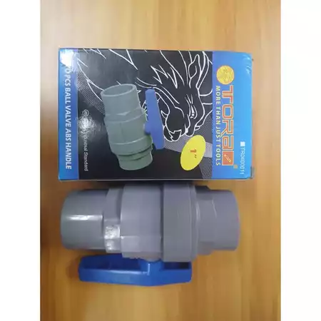 Ball Valve 1 Inch Torai Kaze ABS Handle - Stop Kran Pipa PVC 1" Premium - 1 Pcs - Gambar 4